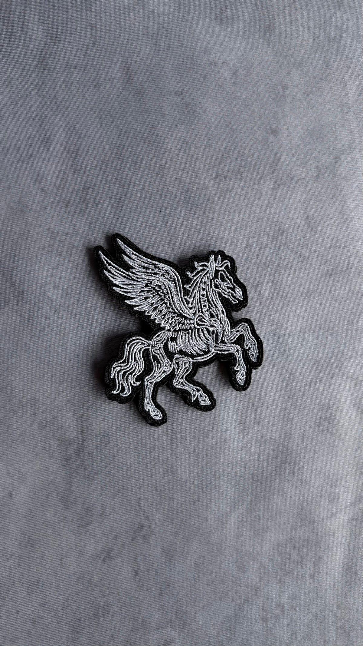 SKELETON PEGASUS VELCRO PATCH
