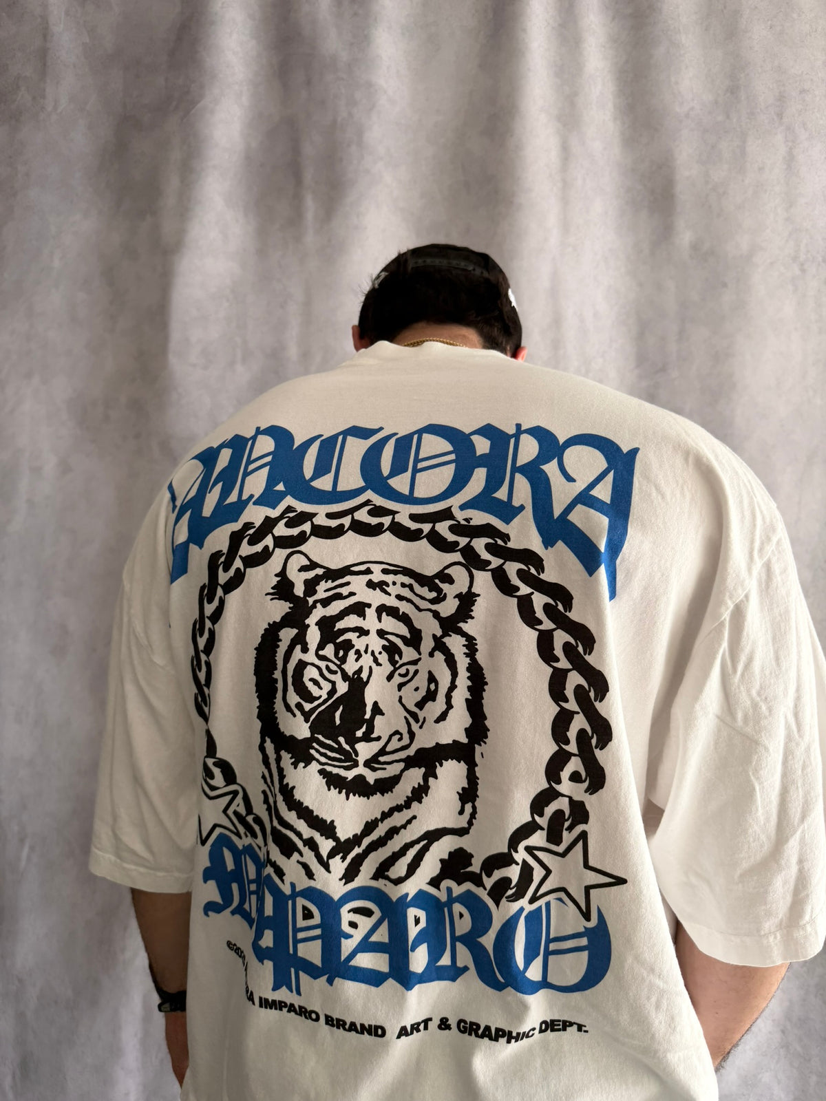 ANCORA ART & GRAPHIC DEPT IN WHITE & BLUE