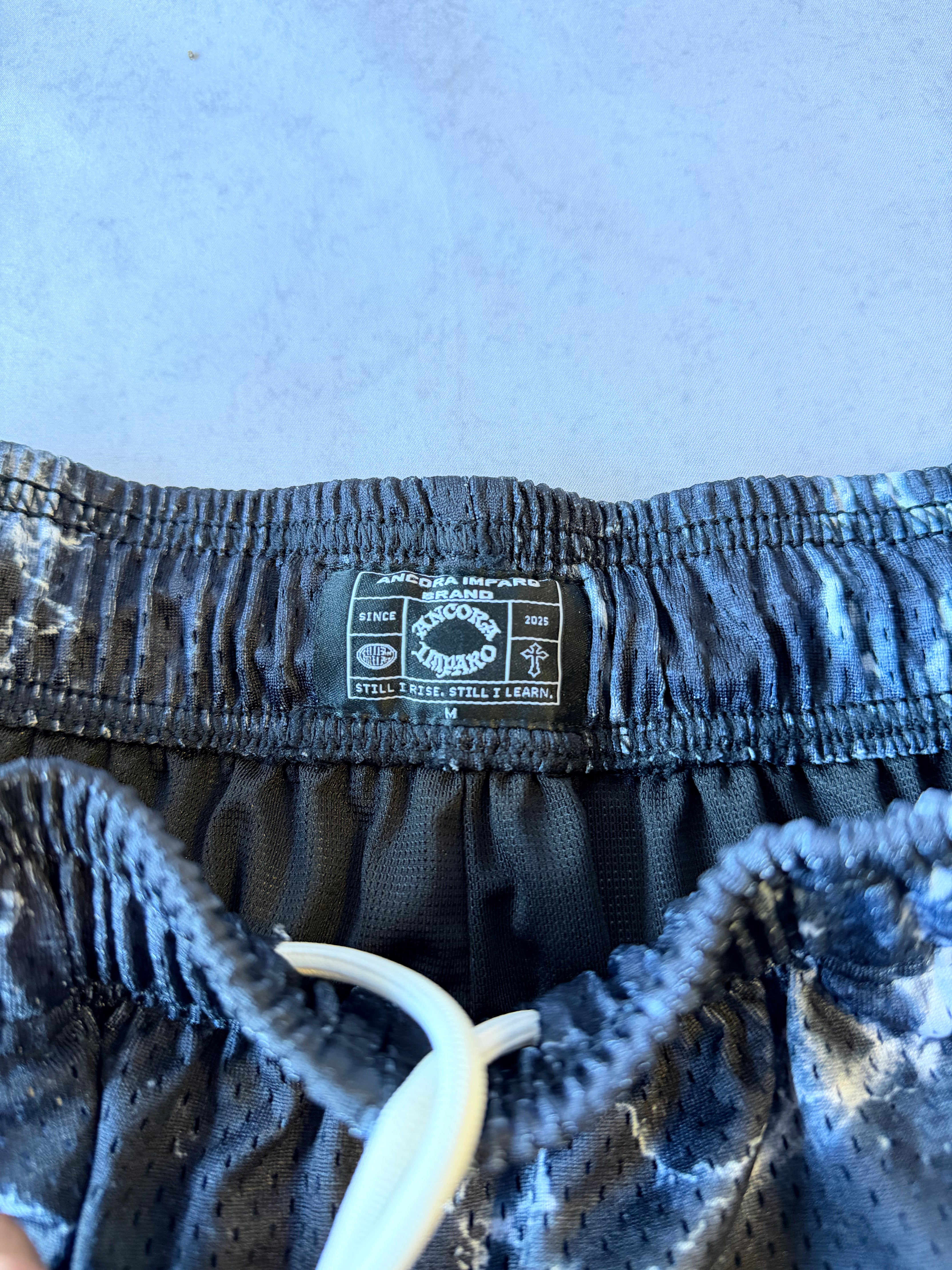BLACK MARBLE DISCIPLINE SHORTS