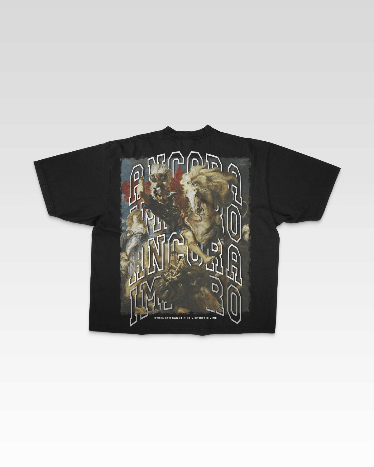 SWORD DIVINE TEE IN BLACK