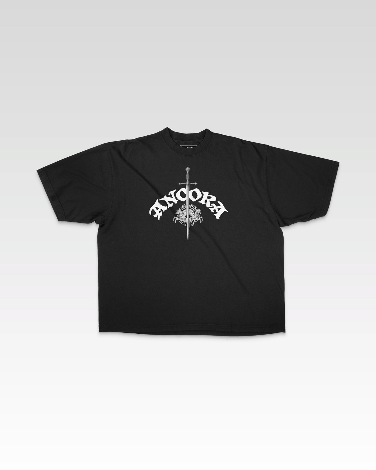 SWORD DIVINE TEE IN BLACK