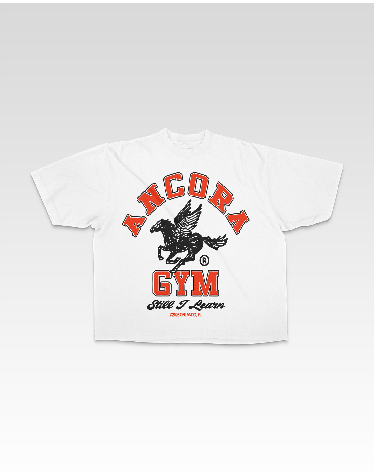 ANCORA GYM TEE IN WIT