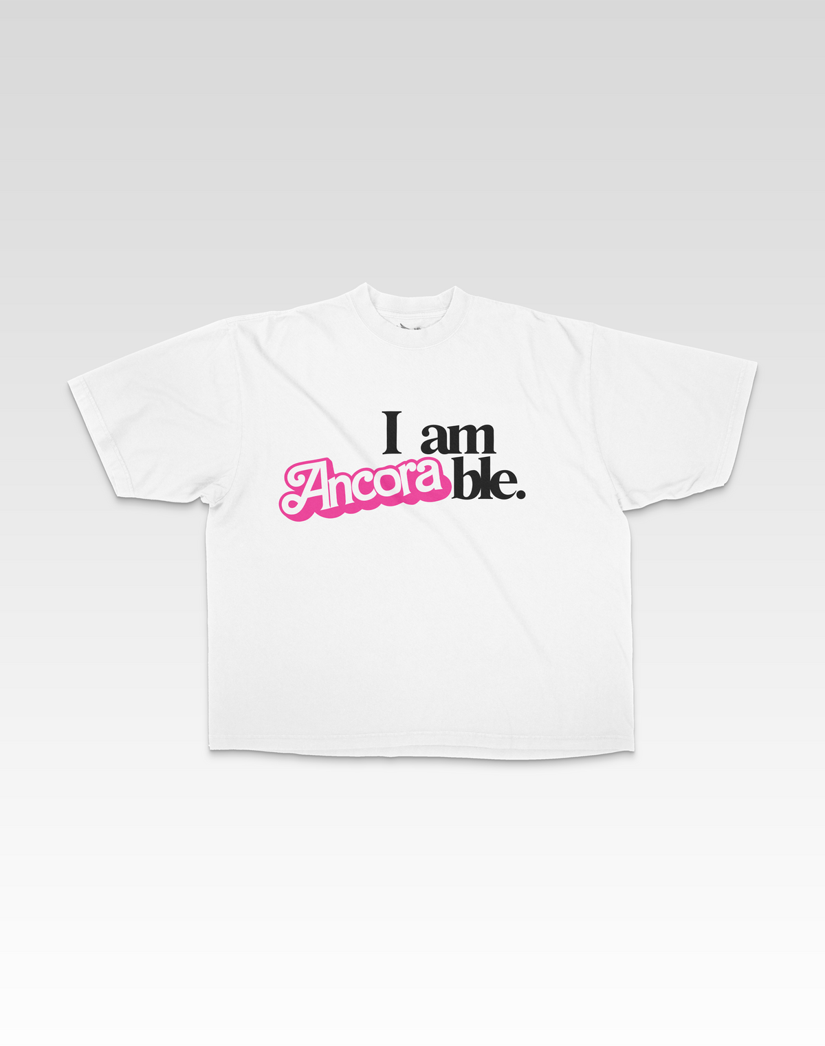 I AM ANCORA-BLE TEE - WHITE