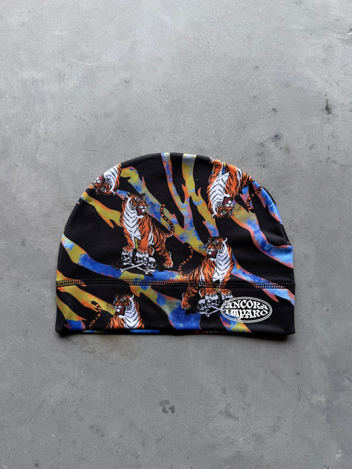 TIGER CAMO W/ TIGERS SKULLCAP