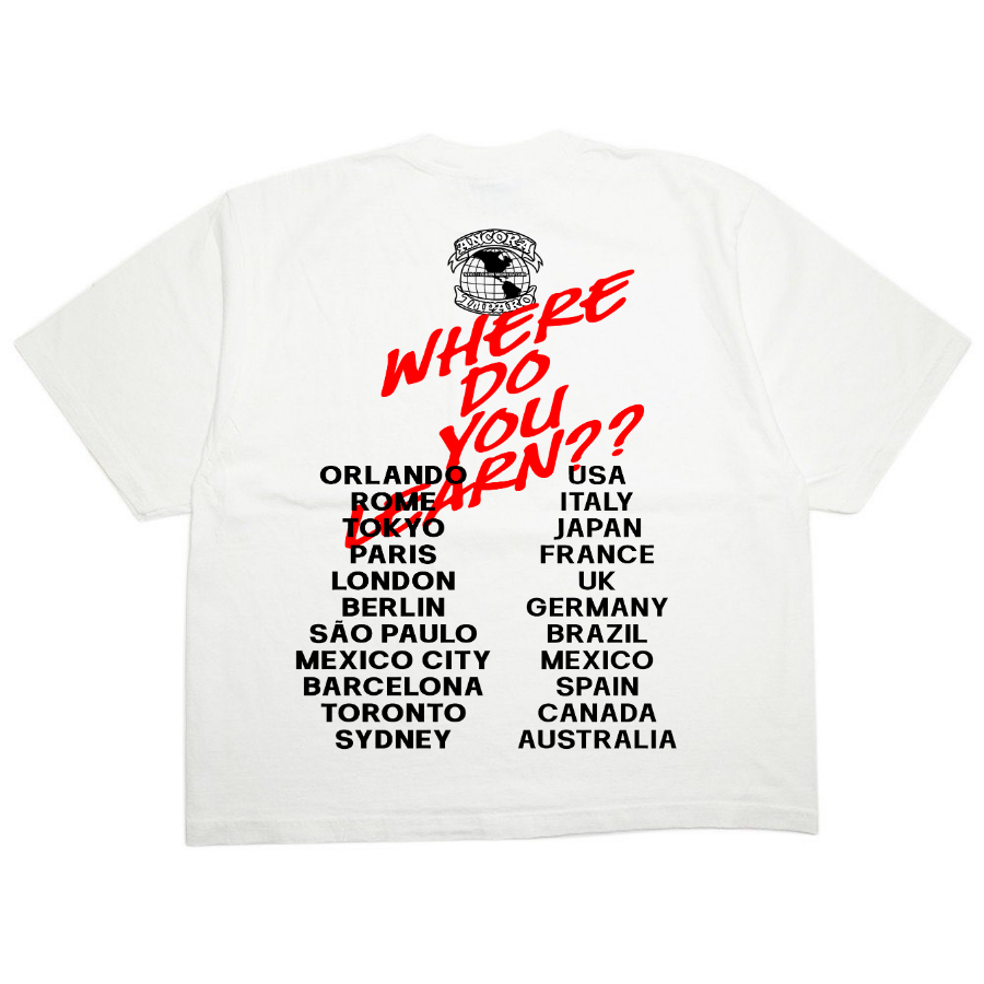 STILL I LEARN WORLD TOUR TEE - ITALIË