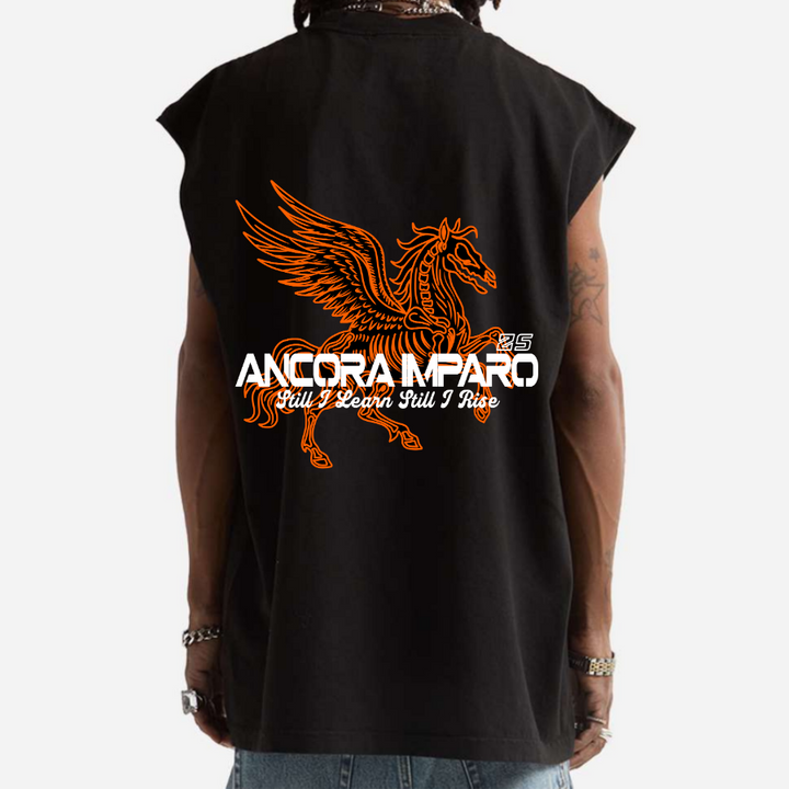 THE STANDARD MUSCLE TEE - ORANGE