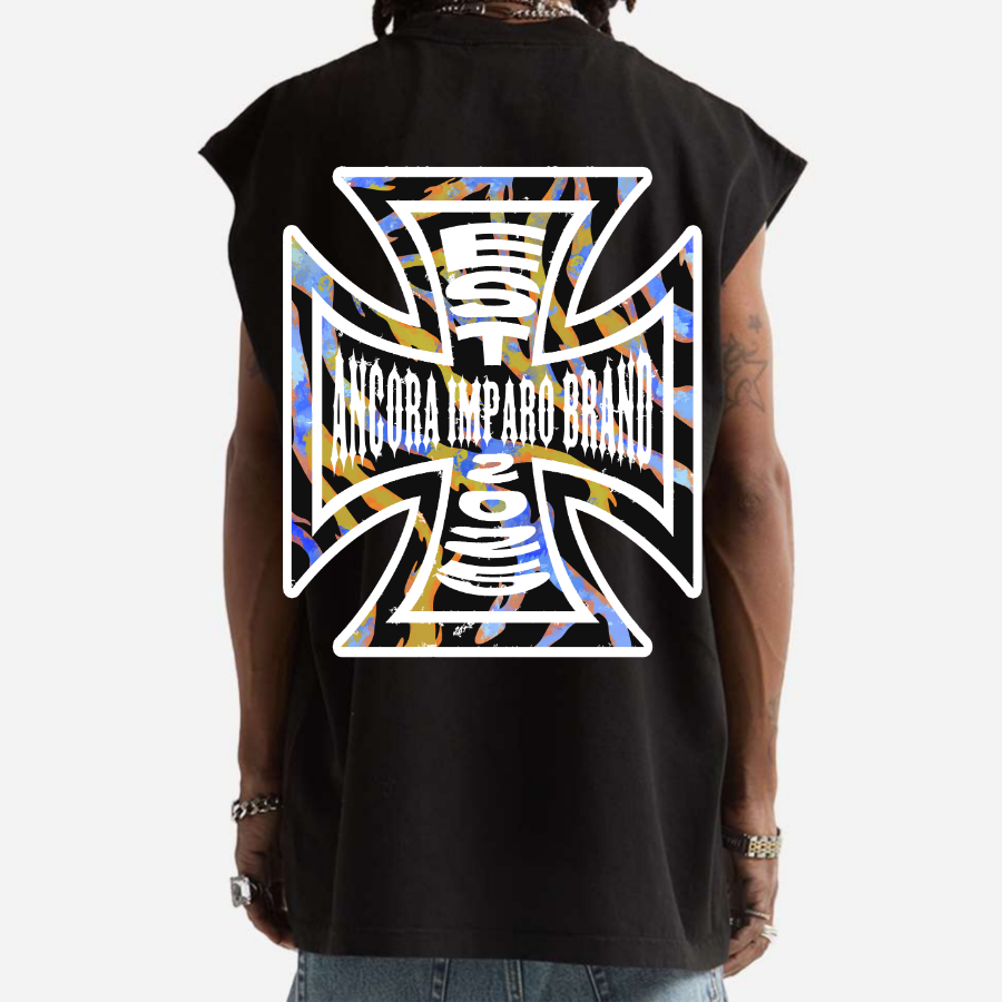WEST COAST SHAKA TANK - TIGER CAMO