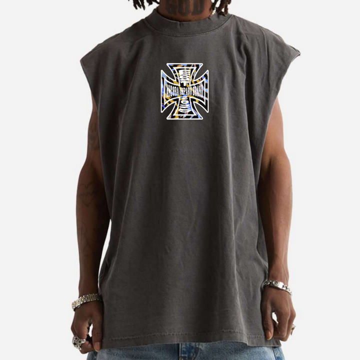 WEST COAST SHAKA TANK - TIGER CAMO