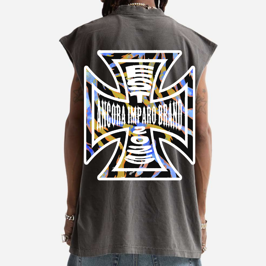 WEST COAST SHAKA TANK - TIGER CAMO