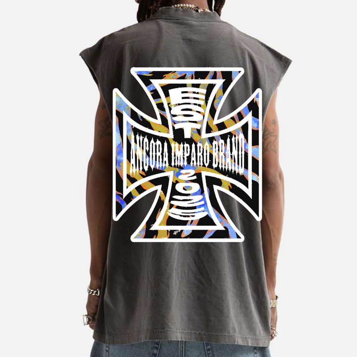 WEST COAST SHAKA TANK - TIGER CAMO