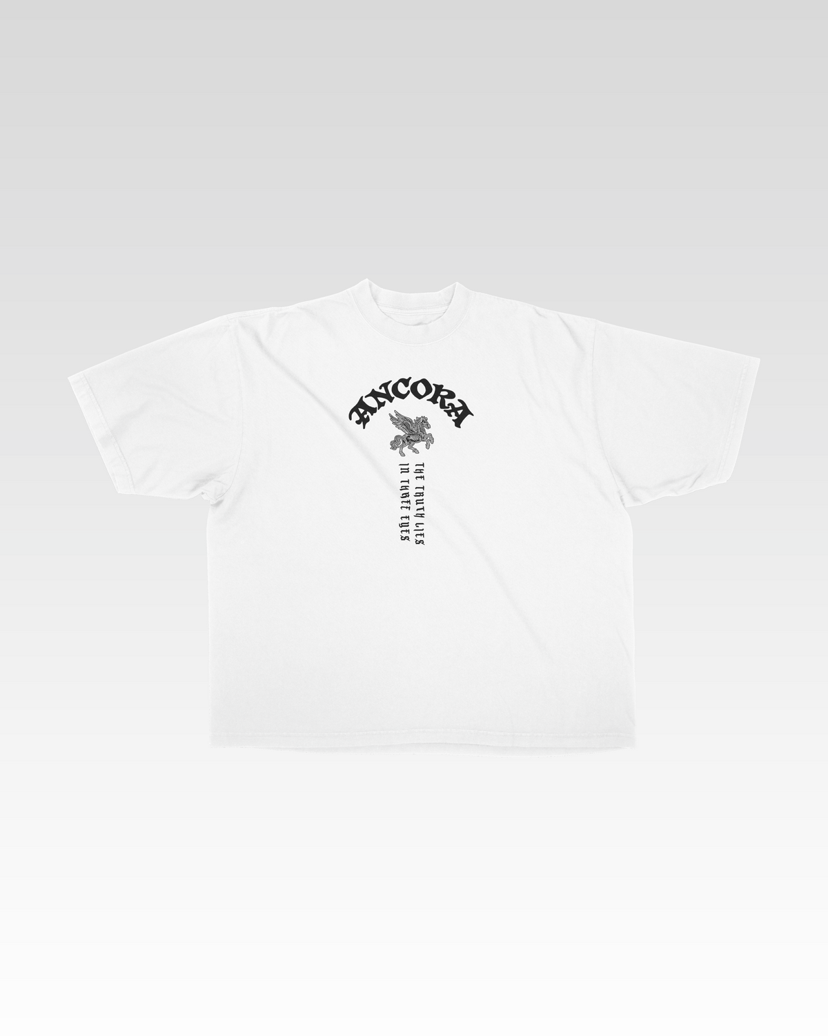 DRIE OGEN T-SHIRT IN WIT