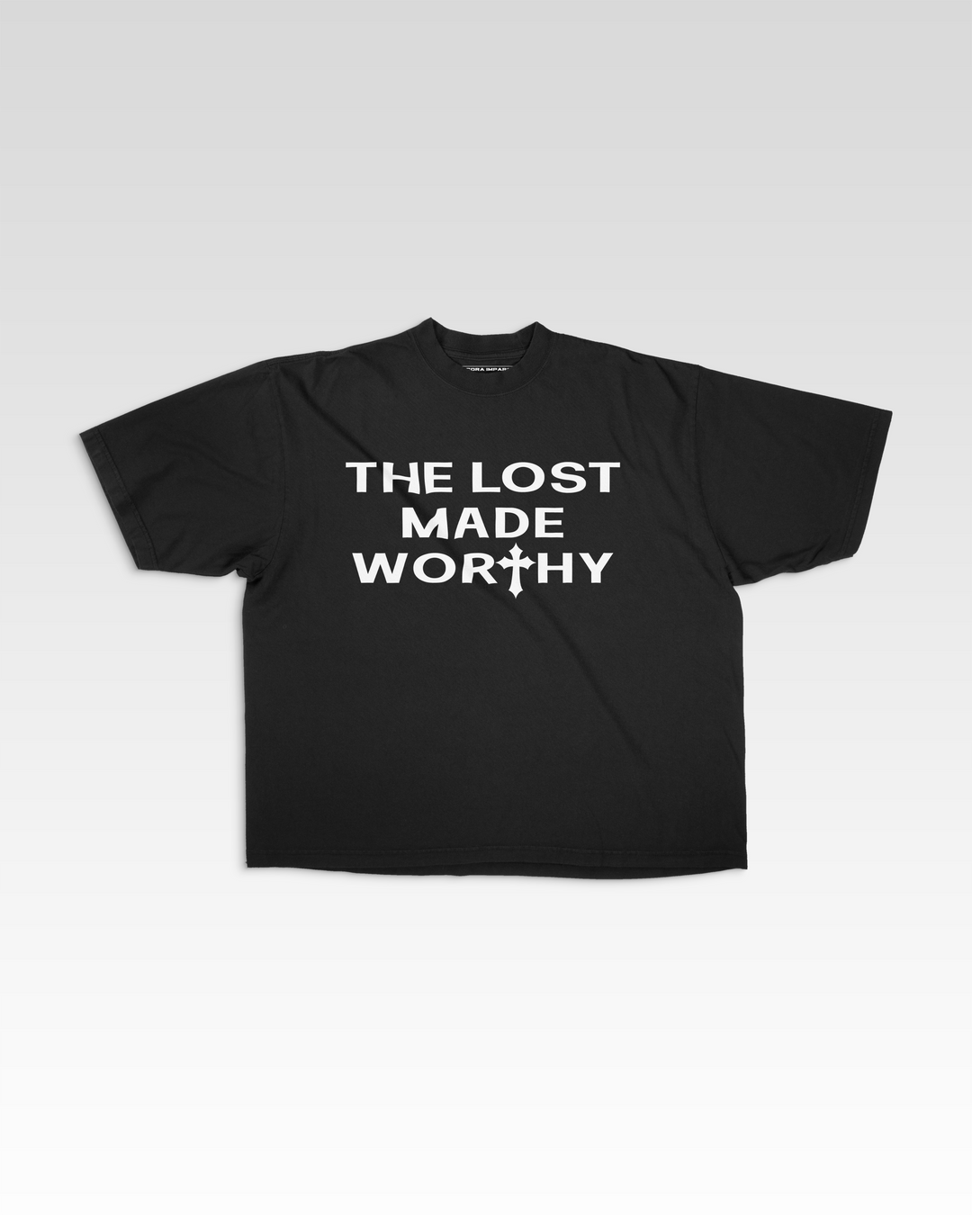 LOST MADE WORTHY TEE IN BLACK