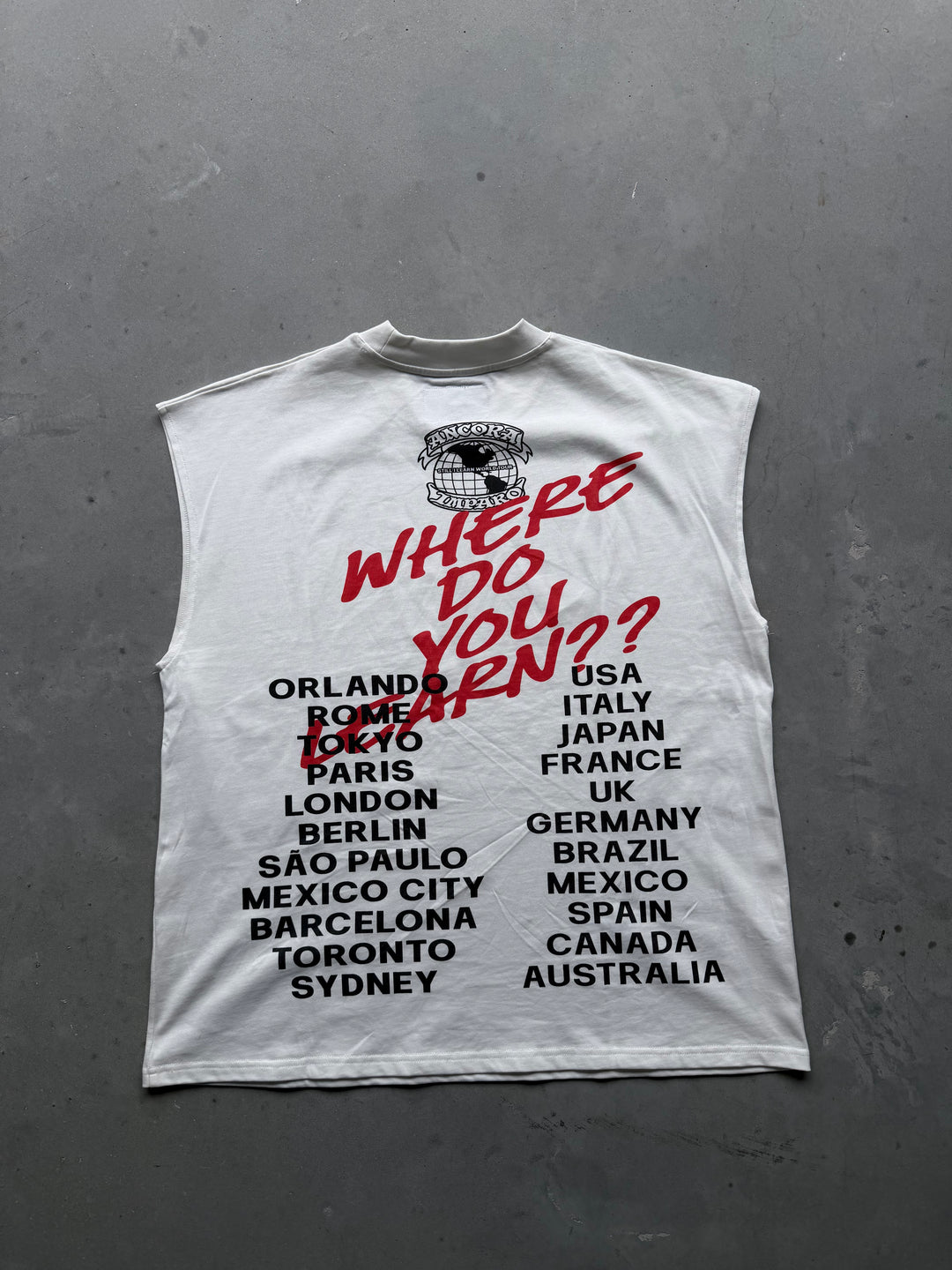 WORLD TOUR MUSCLE TEE