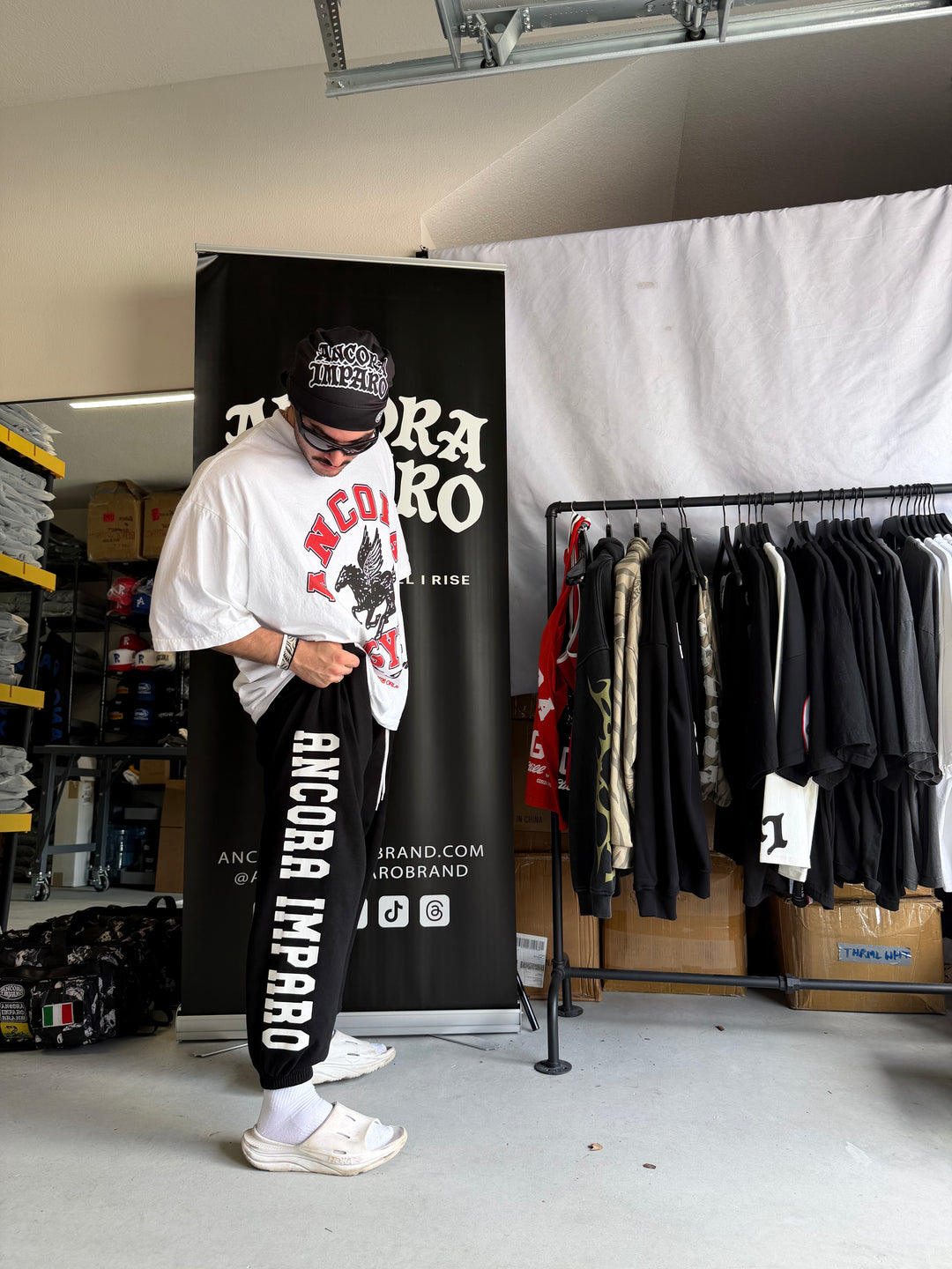 ANCORA OVERSIZED LOUNGER SWEATPANTS