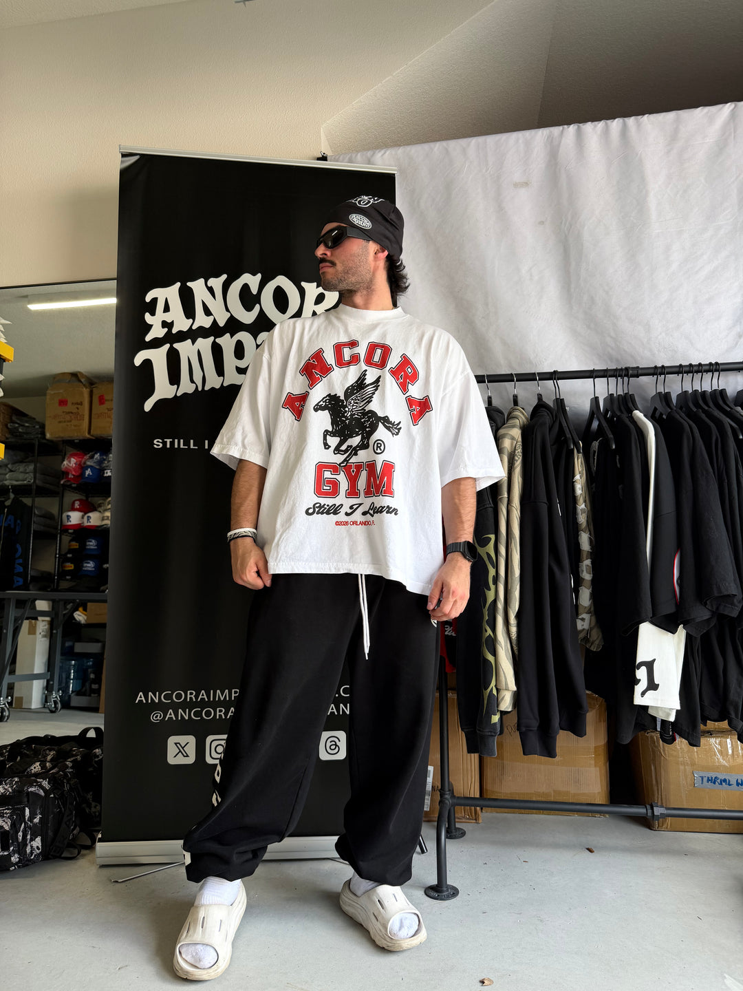 ANCORA OVERSIZED LOUNGER SWEATPANTS