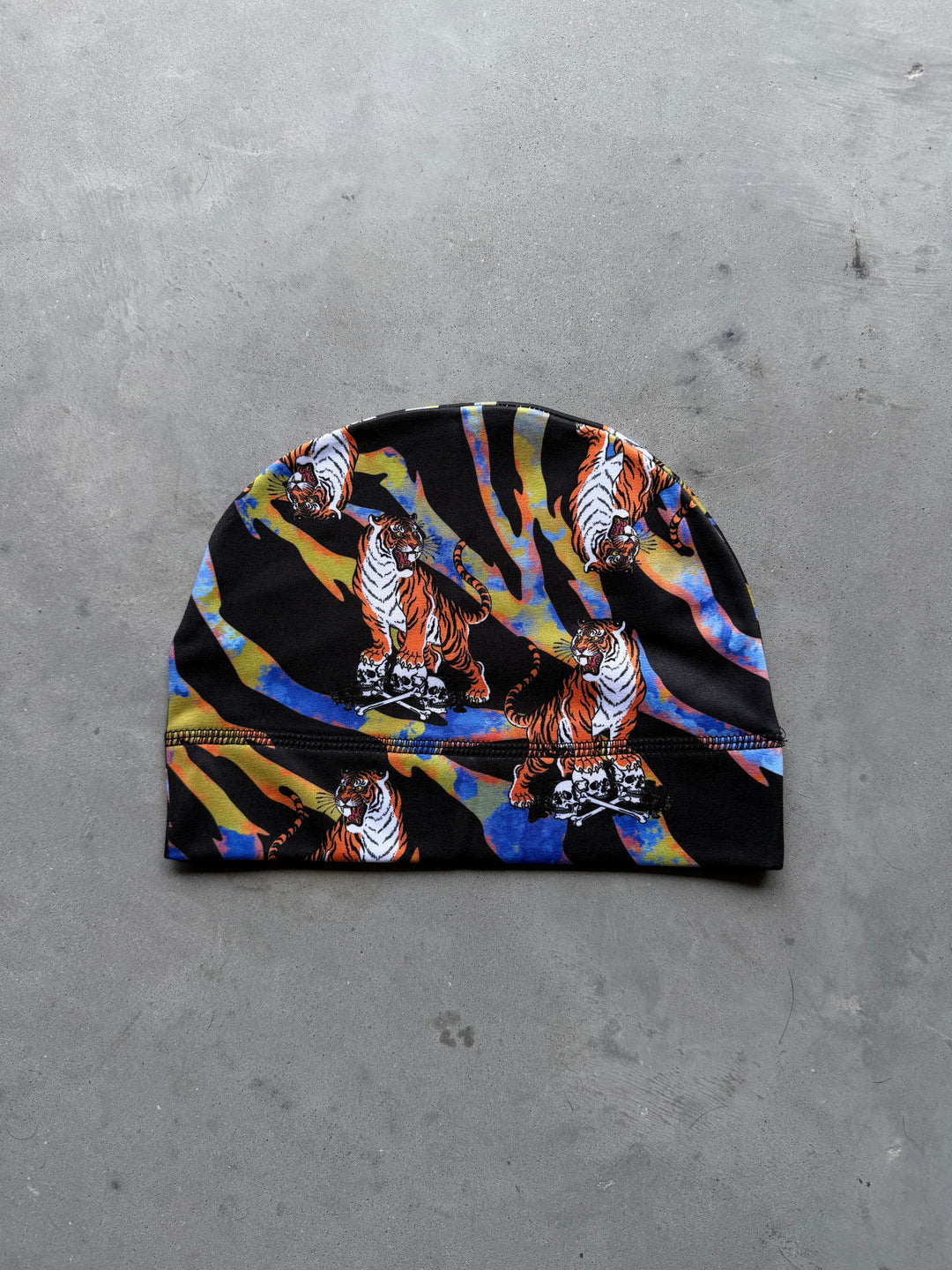 TIGER CAMO W/ TIGERS SKULLCAP