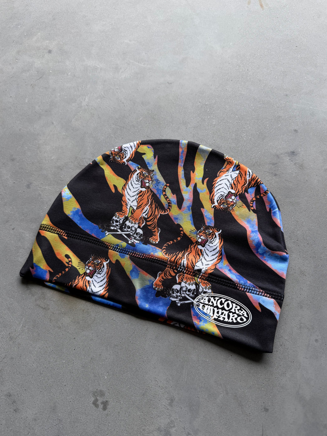 TIGER CAMO W/ TIGERS SKULLCAP