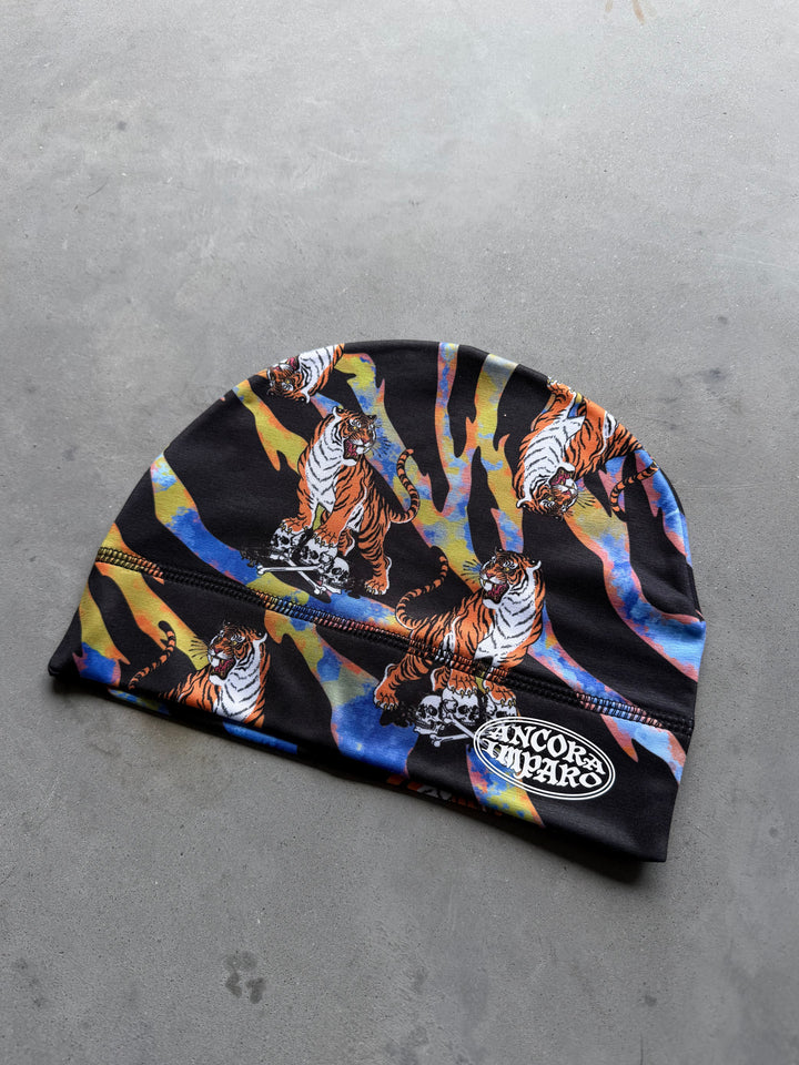TIGER CAMO W/ TIGERS SKULLCAP