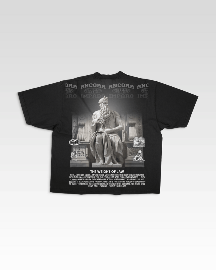 THE WEIGHT OF LAW TEE - BLACK