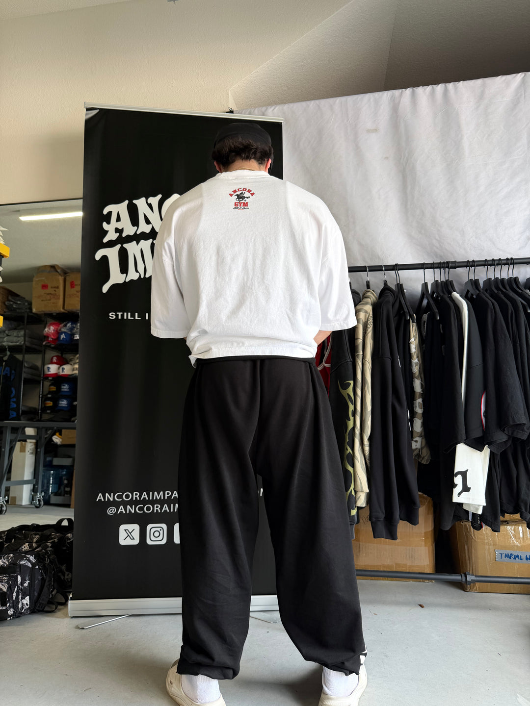 ANCORA OVERSIZED LOUNGER SWEATPANTS