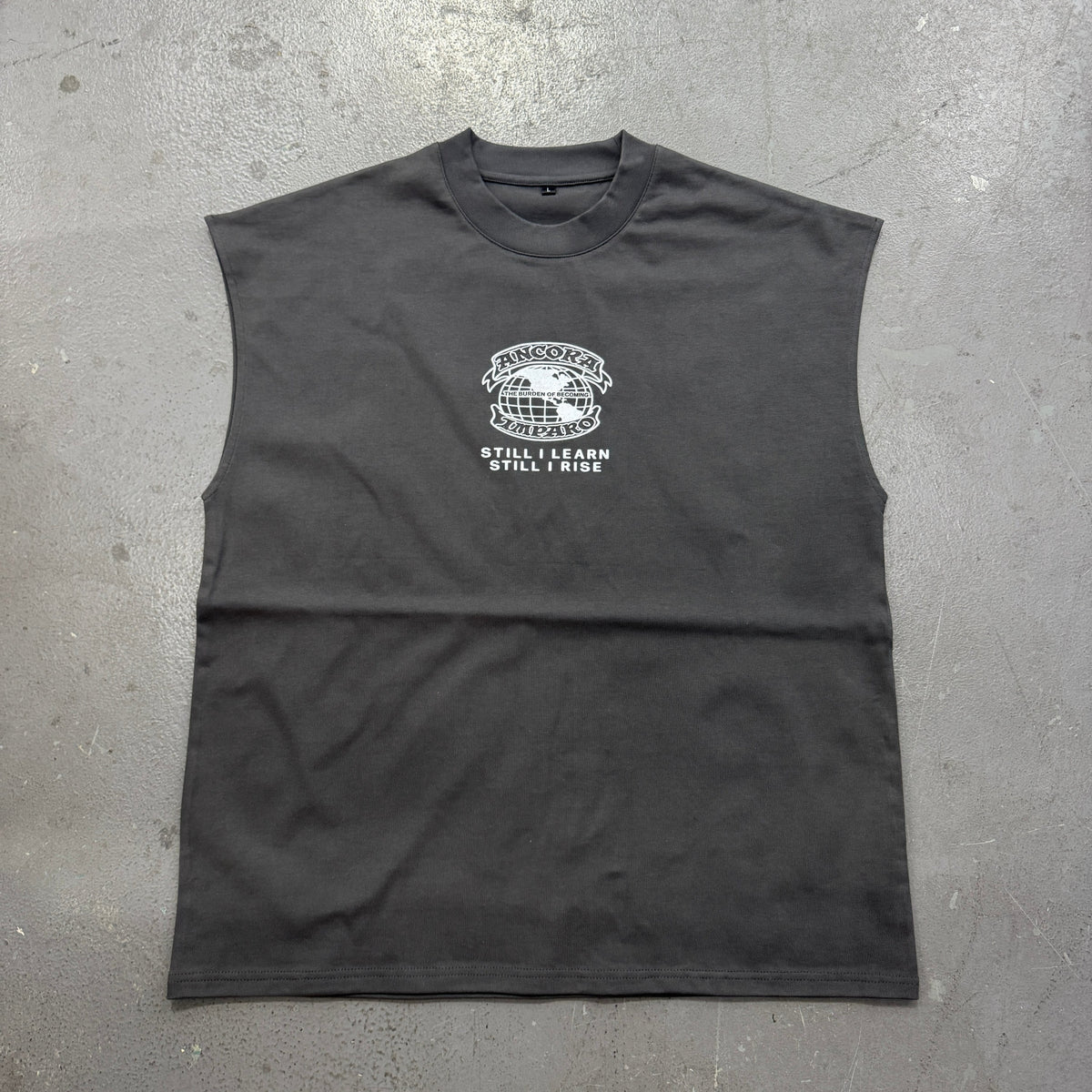 THE BURDEN OF BECOMING MUSCLE TEE