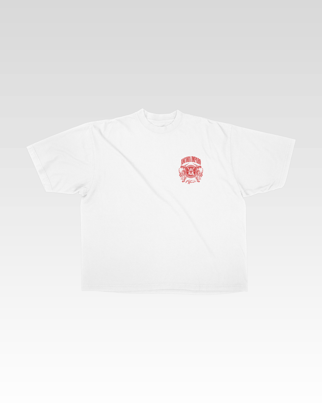 FIRE HORSE SEAL TEE - WHITE