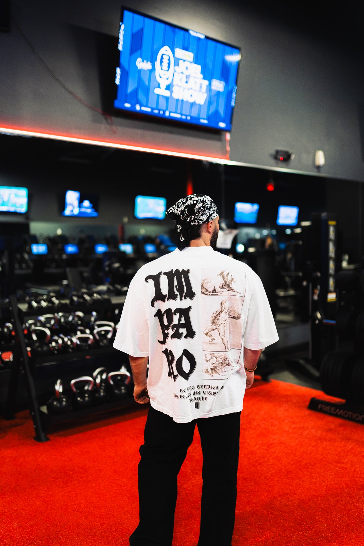 BLUEPRINT TEE IN WHITE
