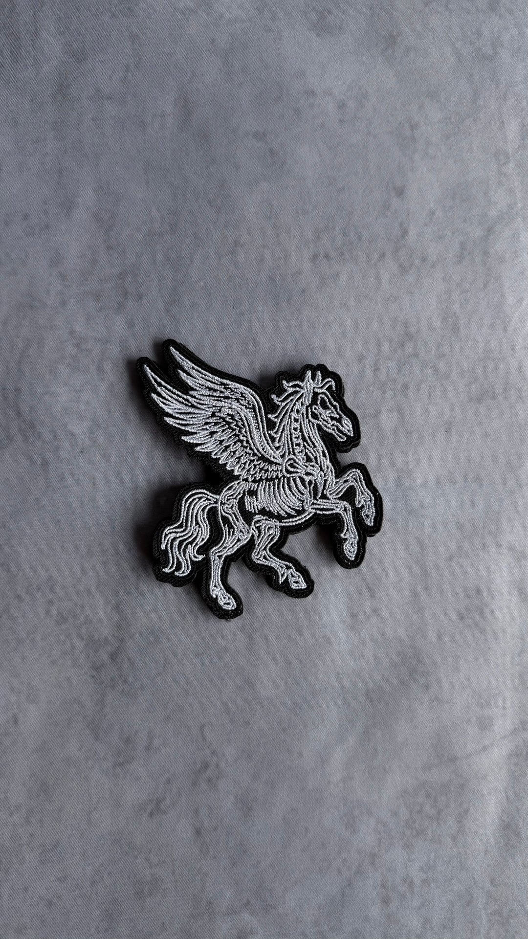 SKELETON PEGASUS VELCRO PATCH