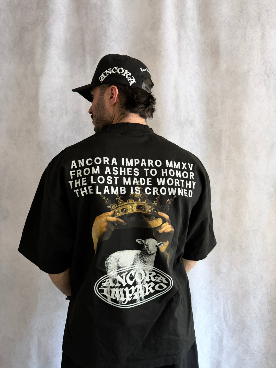 LOST MADE WORTHY TEE IN BLACK