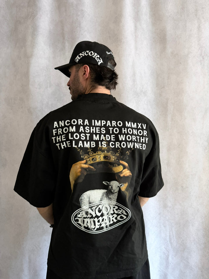 LOST MADE WORTHY TEE IN BLACK