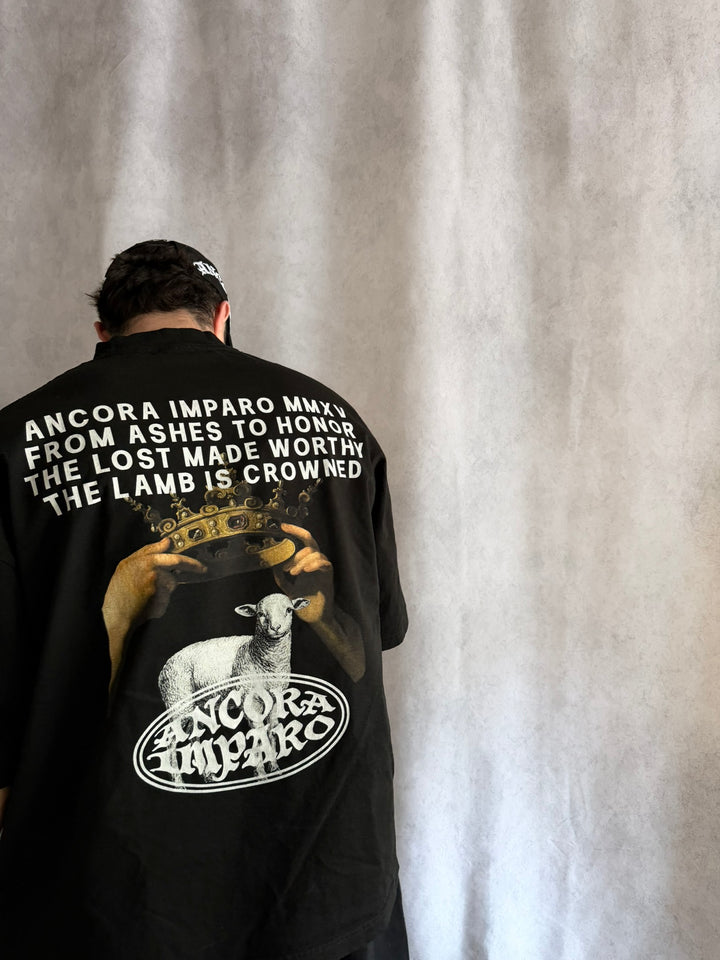 LOST MADE WORTHY TEE IN BLACK