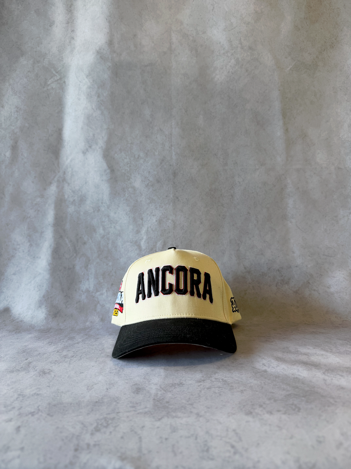 ANCORA 2025 WORLD SERIES SNAPBACK – CHAMPIONSHIP CREAM