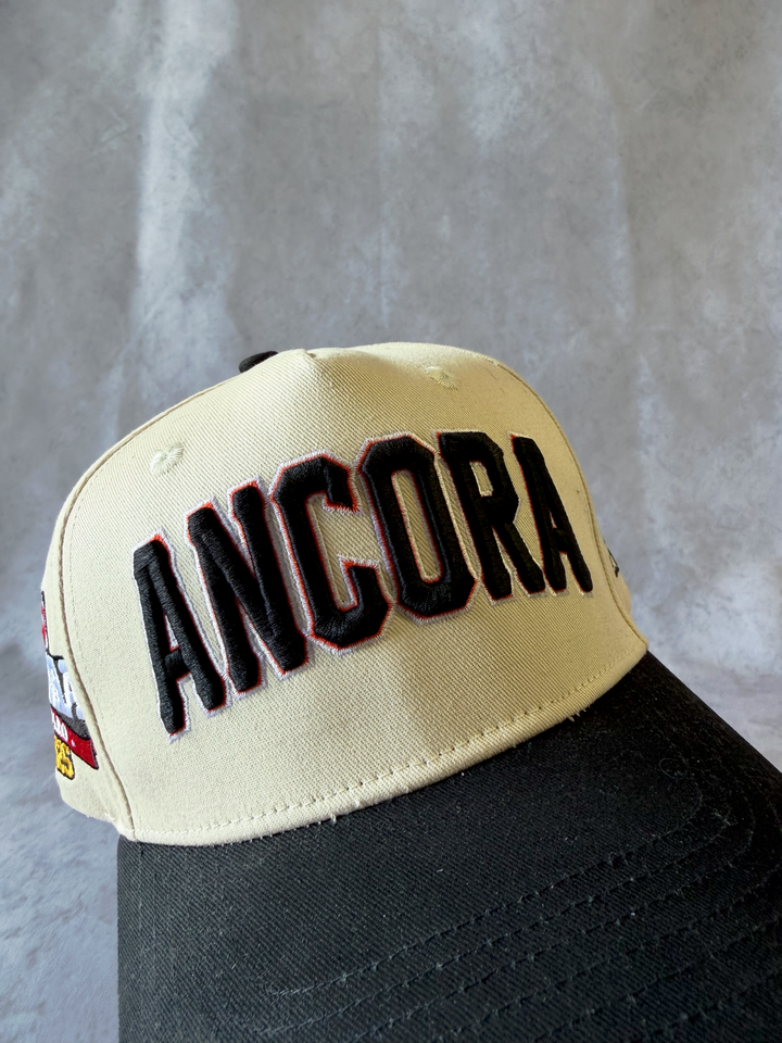 ANCORA 2025 WORLD SERIES SNAPBACK – CHAMPIONSHIP CREAM