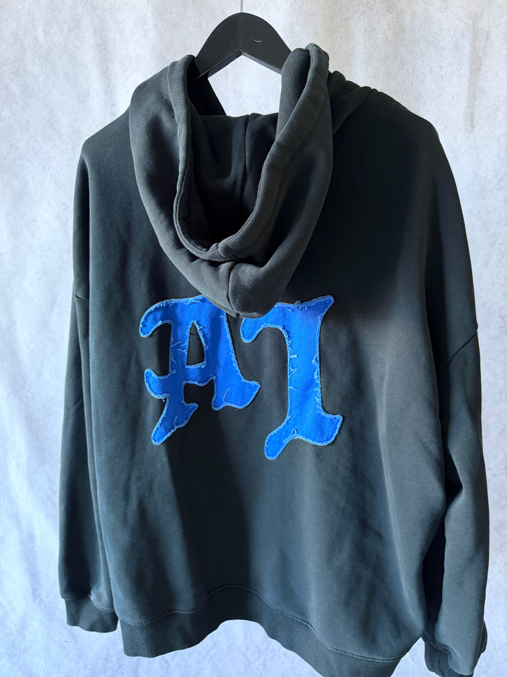 EARN EVERY INCH HOODIE - BLACK COBALT
