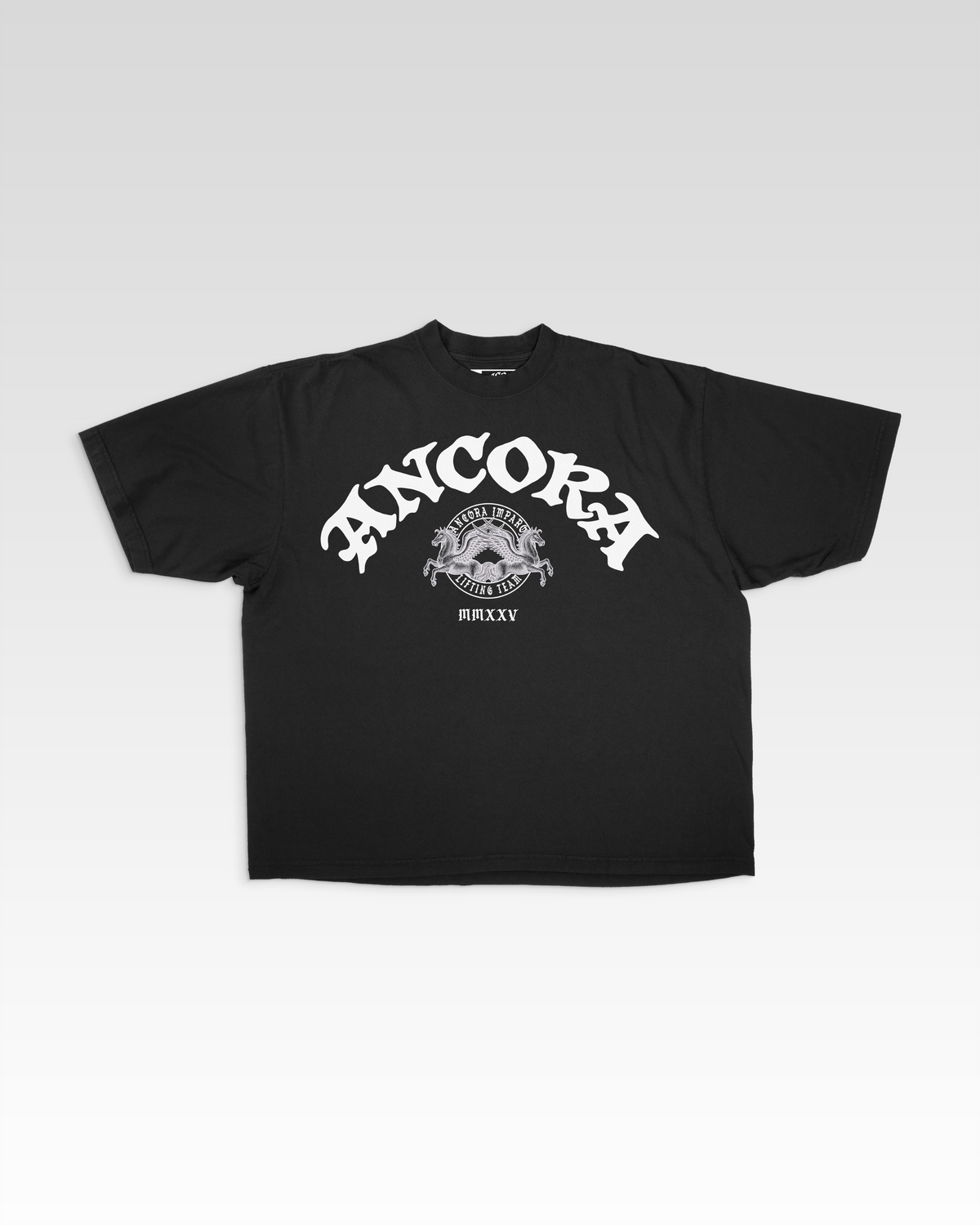 FUNDAMENTAL TEE IN HET ZWART
