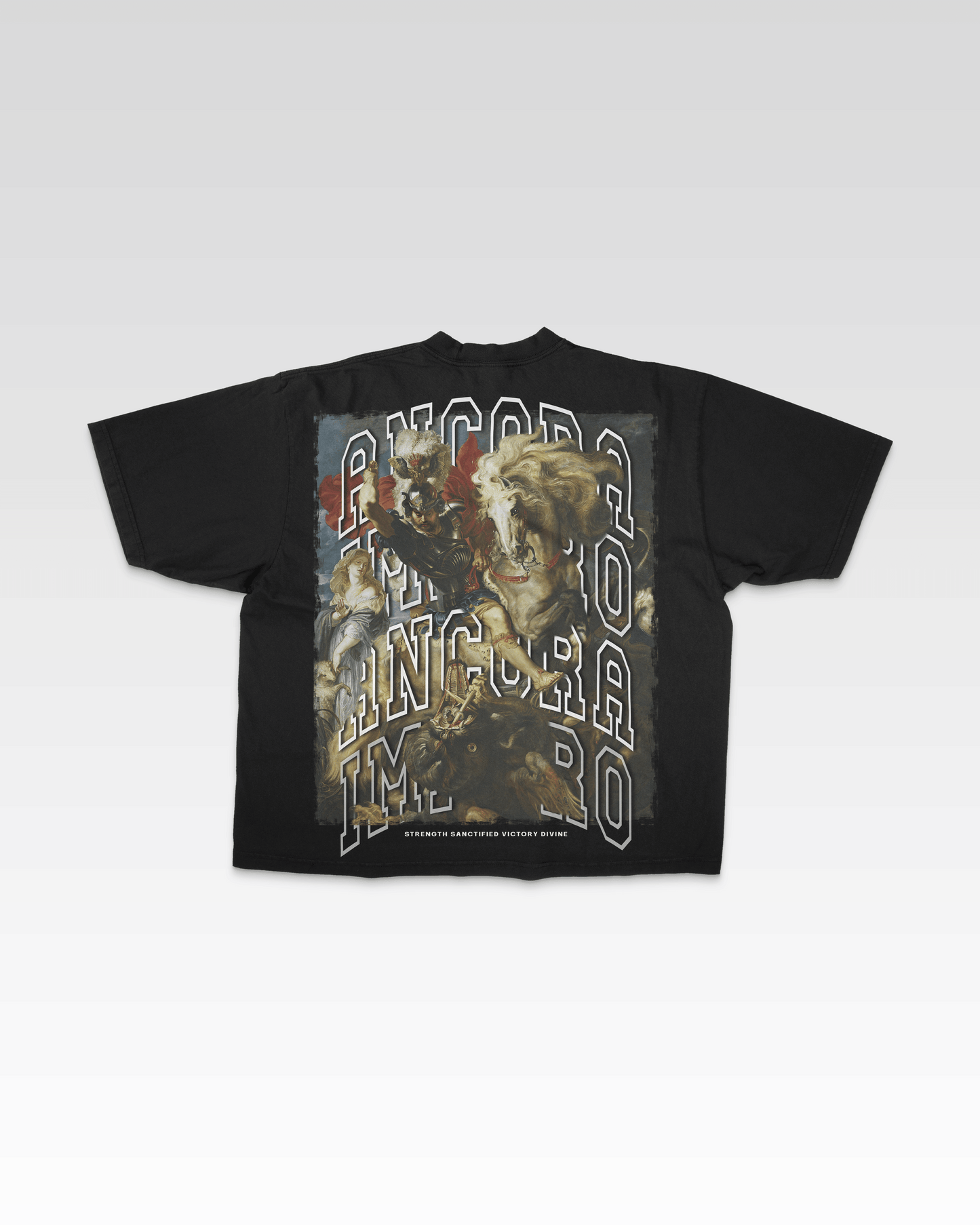 SWORD DIVINE TEE IN BLACK