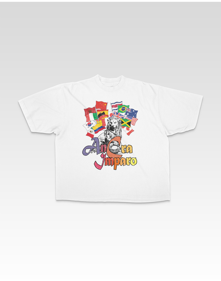 STILL I LEARN WORLDS FAIR TEE IN WHITE
