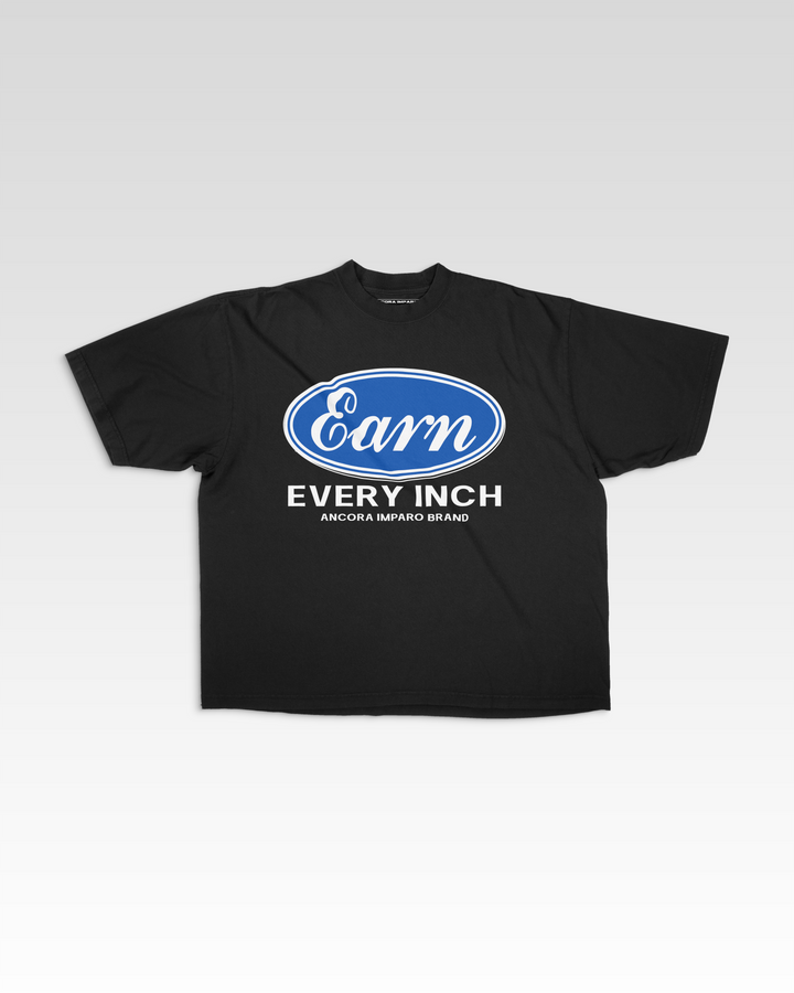 AMERICANA HERITAGE DROP SHOULDER TEE IN BLACK