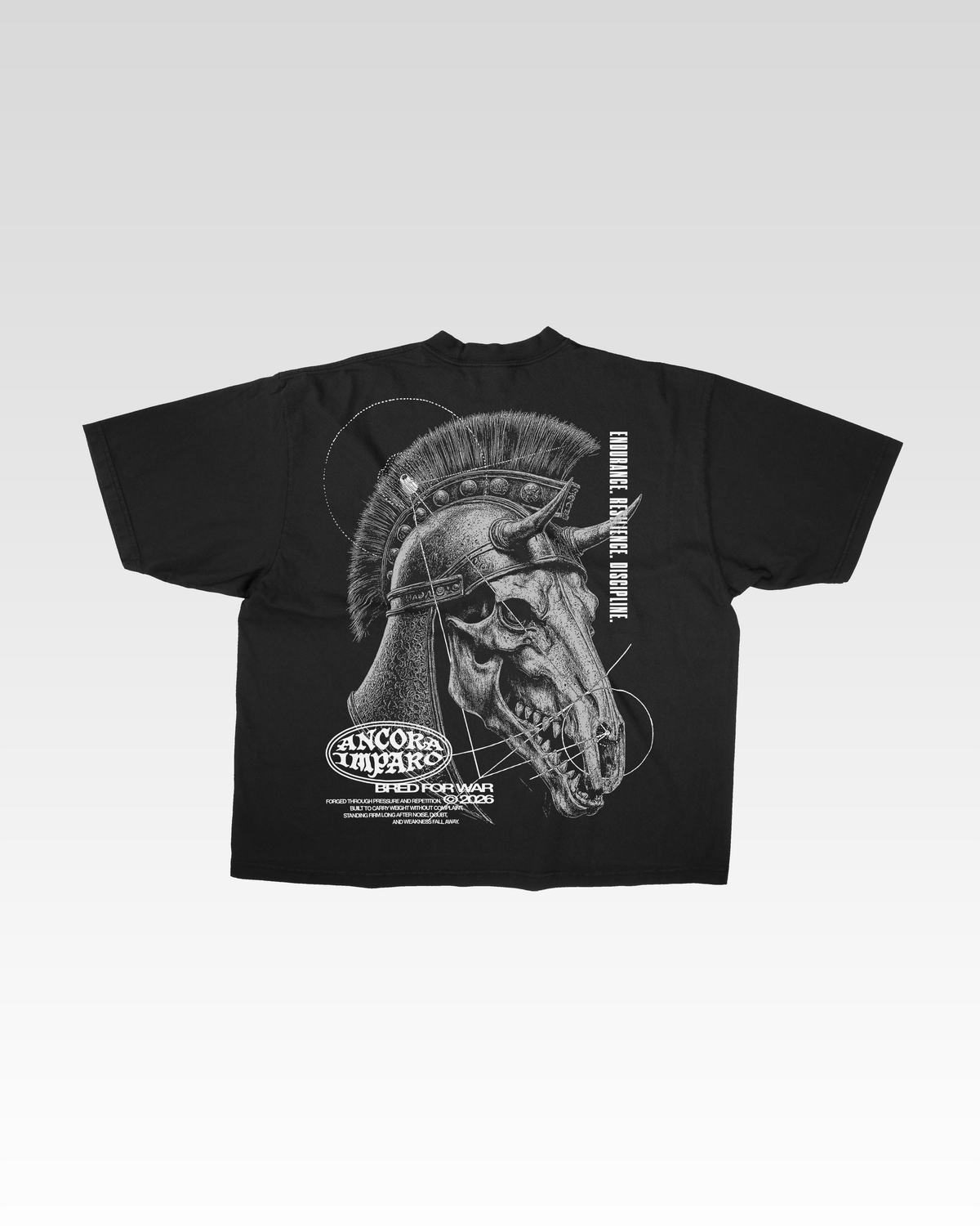 GEFOKT VOOR OORLOG T-SHIRT - ZWART