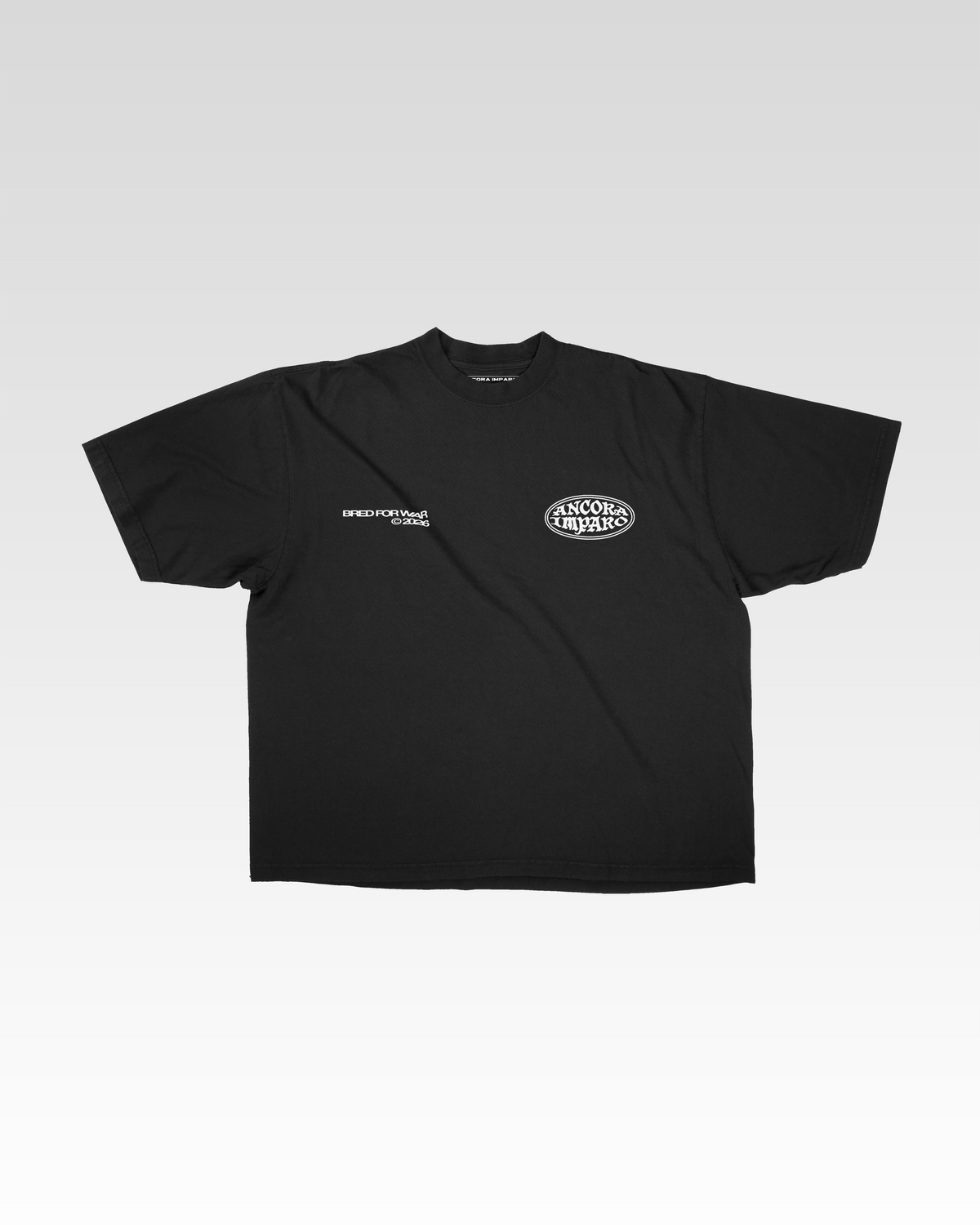 GEFOKT VOOR OORLOG T-SHIRT - ZWART