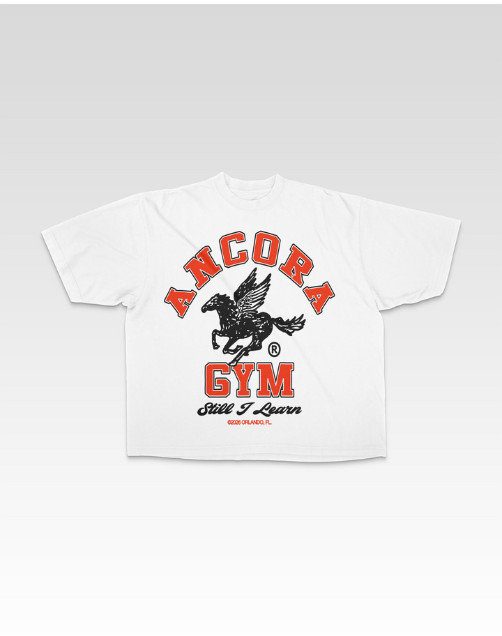 ANCORA GYM TEE IN WIT