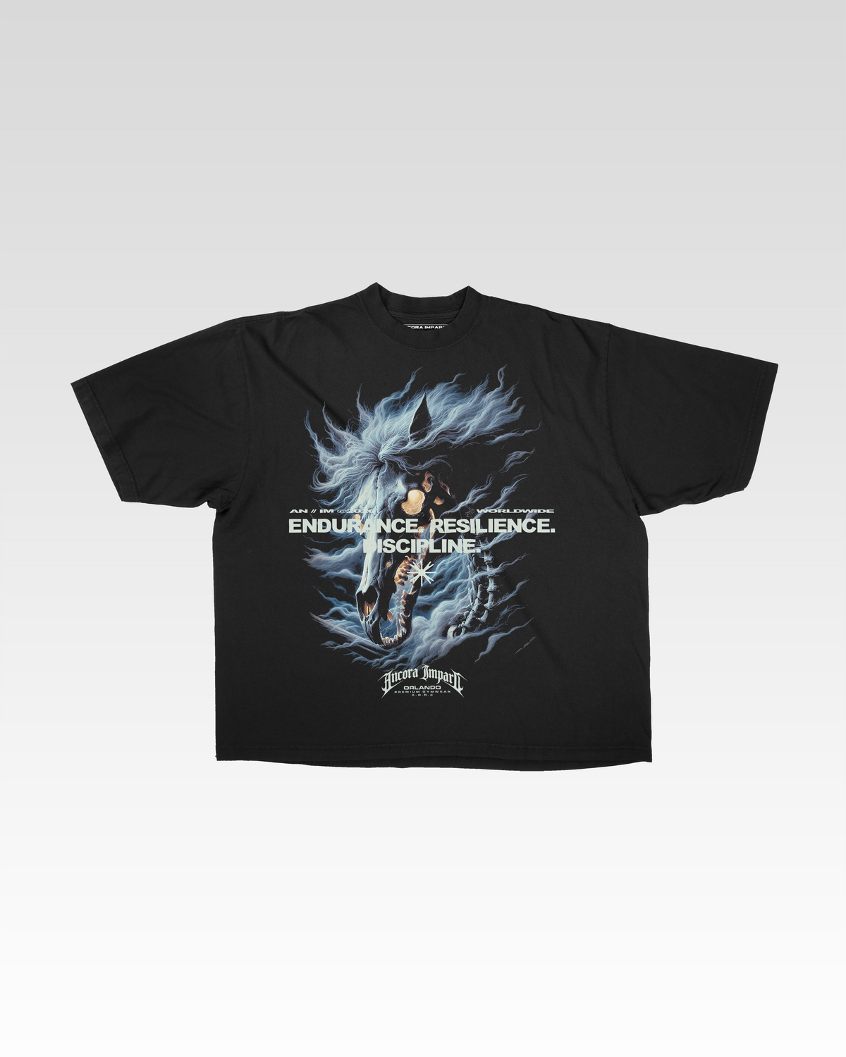 ENDURE BEYOND FORM TEE - ZWART