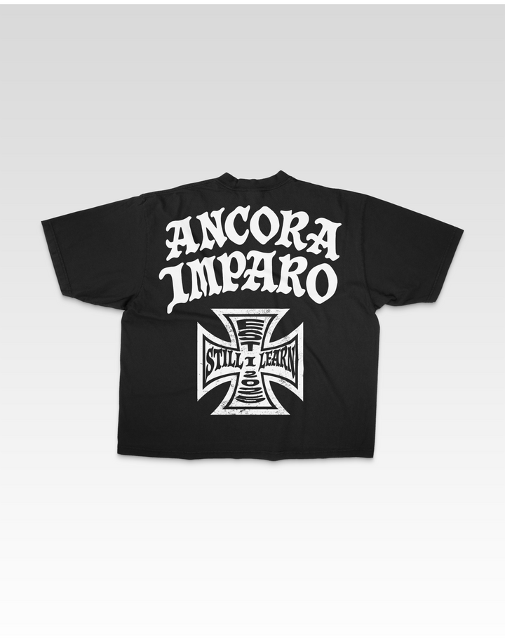 ANCORA FUNDAMENTAL TEE IN BLACK