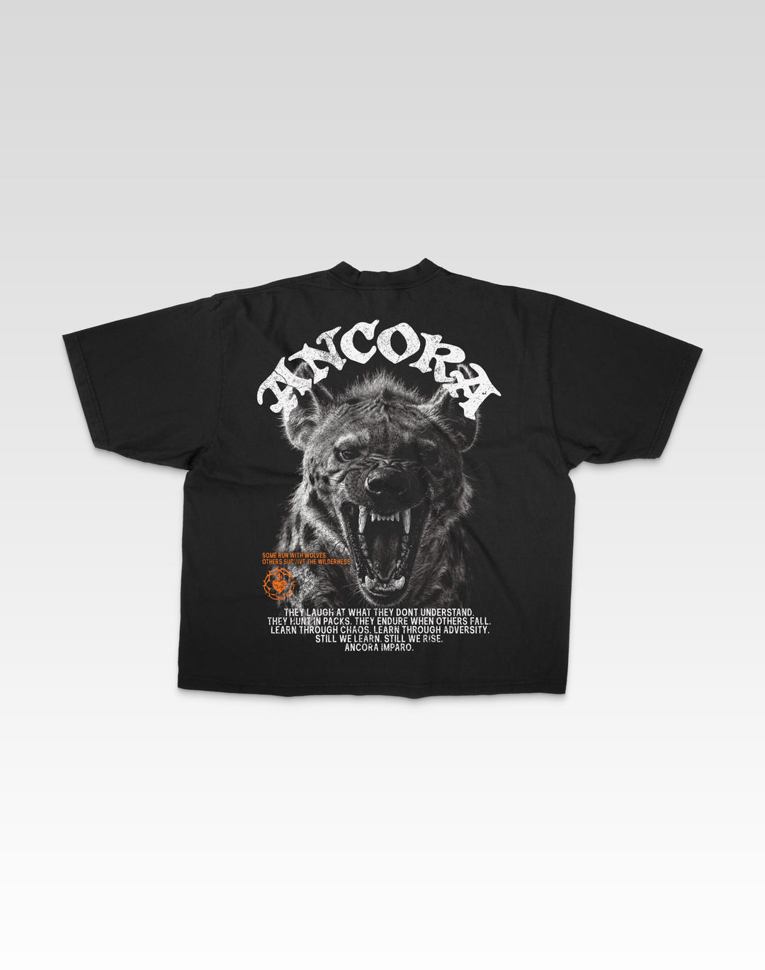 THEY LAUGH AT US TEE IN BLACK