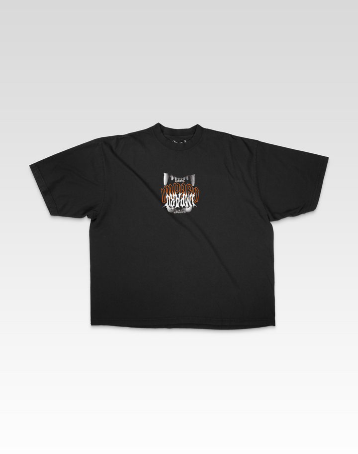 THEY LAUGH AT US TEE IN BLACK