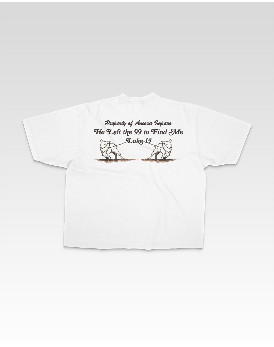 LOST LAMB TEE IN WHITE