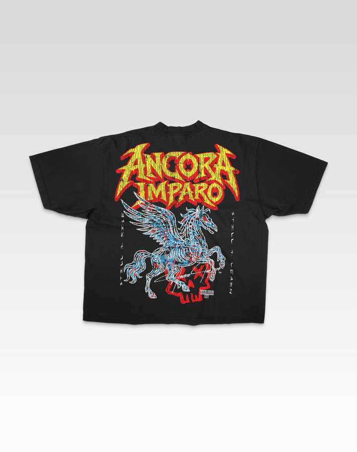 PEGASUS OF DARKNESS TEE IN BLACK