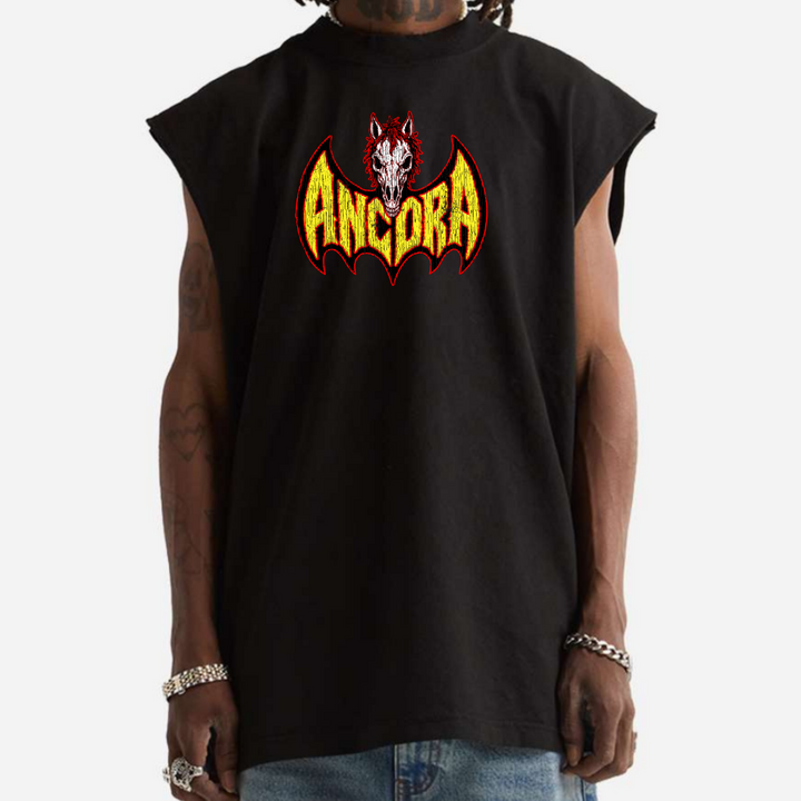 PEGASUS OF DARKNESS SW MUSCLE TEE IN BLACK