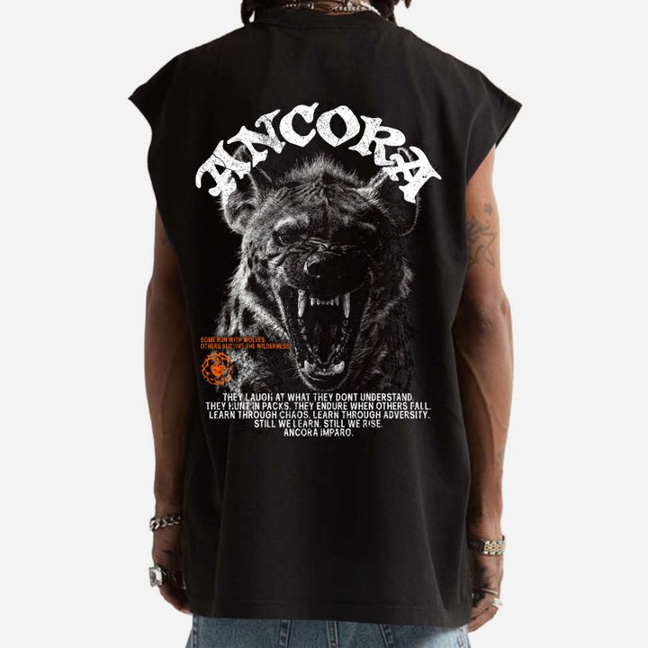THEY LAUGH AT US SW MUSCLE TEE IN BLACK