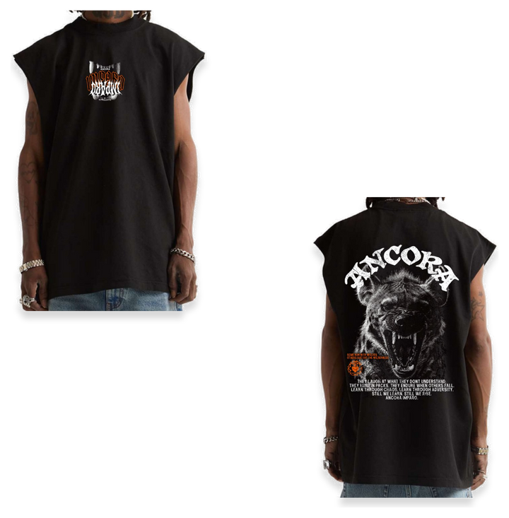 THEY LAUGH AT US SW MUSCLE TEE IN BLACK